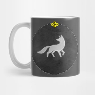 The fox on a wall Mug